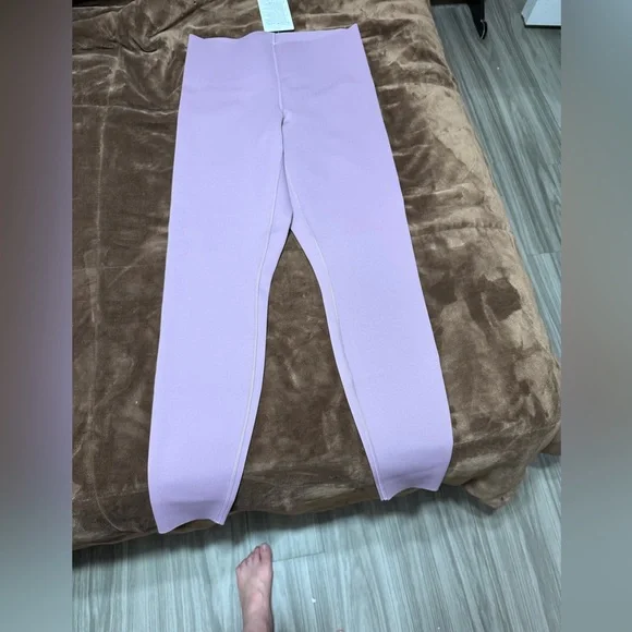 NWT woman’s size 12 Lululemon Lavender Lux purple Glow Up HR tight 28” - Picture 7 of 16